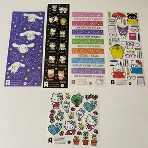 Sanrio Pipsticks Hello Kitty & Friends Stickers Set Space Astrology Kindness +
